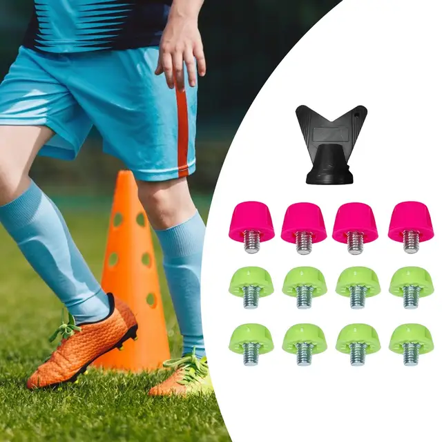 12x Soccer Shoe Spikes Football Boot Spikes Turf Comfortable Replacement Spikes Track Shoes Accessories for Athletic Sneakers 6