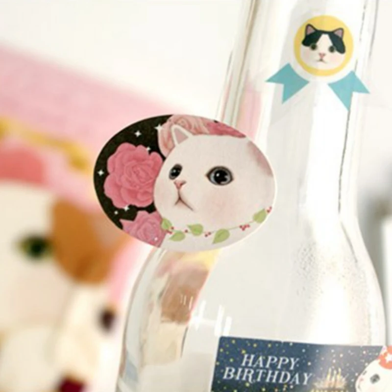 Cat Dekorative Aufkleber Set – 45 Stück Niedliche Japanische Sticker Für Tagebuch, Laptop & Geschenke