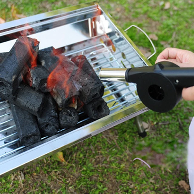 Barbecue Elektromos Légfúvó Bbq Ventilátor Hordozható Kényelmes Turbófúvó A Grill Gyors Fűtéséhez - Image 2