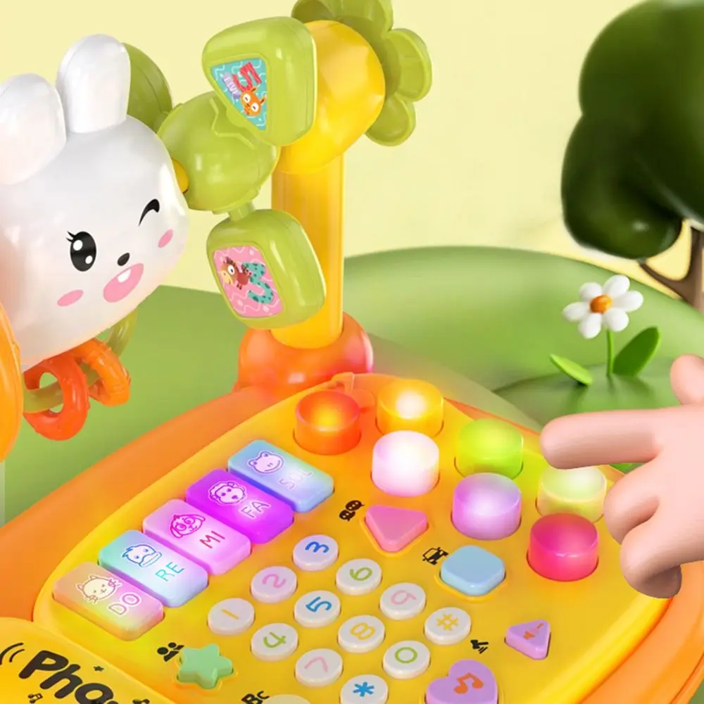 16 in 1 Rotating Music Piano Keyboard Interactive Creative Multifunctional Story Machine Music Instrument Funny Baby Music Piano