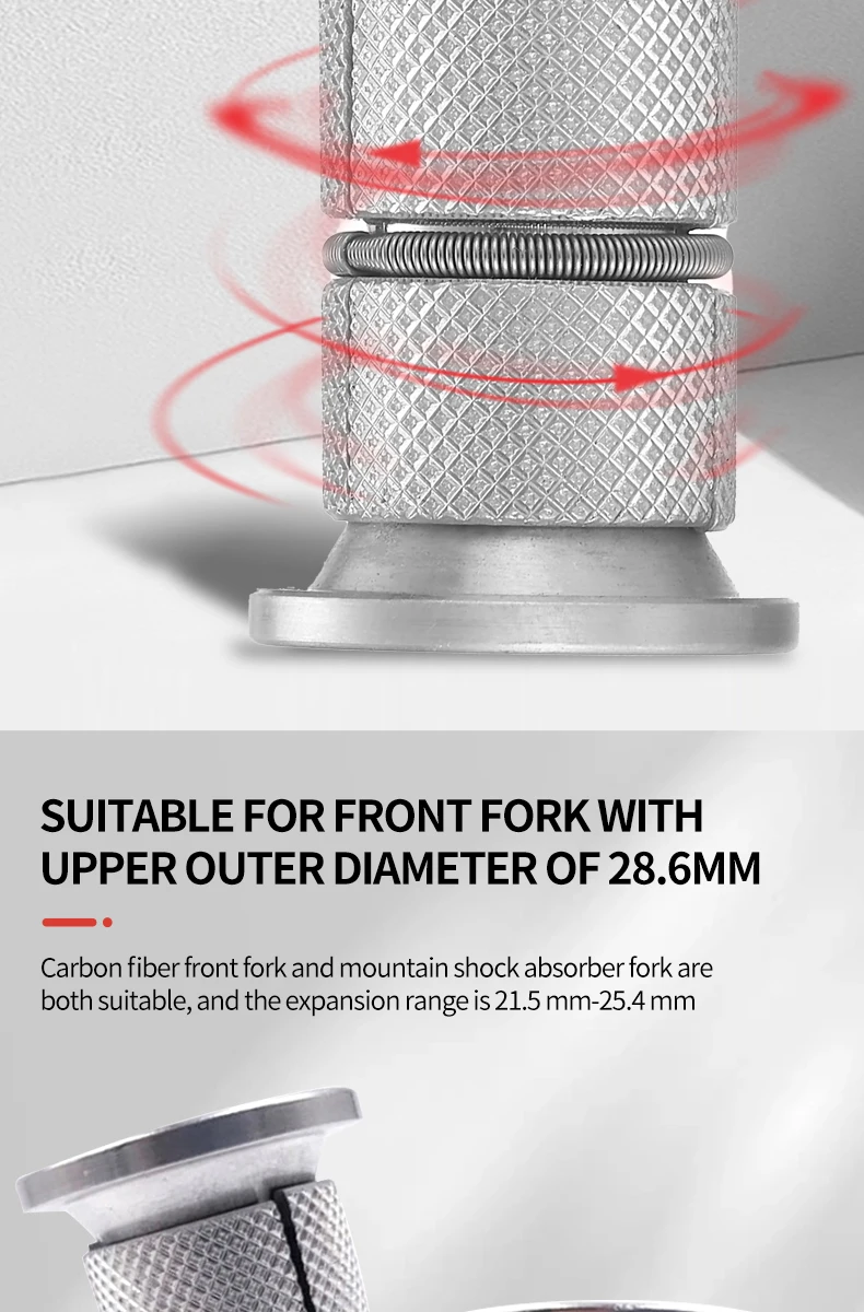 Description Picture 6 of itemVXM Bicycle Headset Expansion Screw MTB Bike Front Fork Bowl Group Expander Headset Core Inserts Top Cap Cover Expander Plug