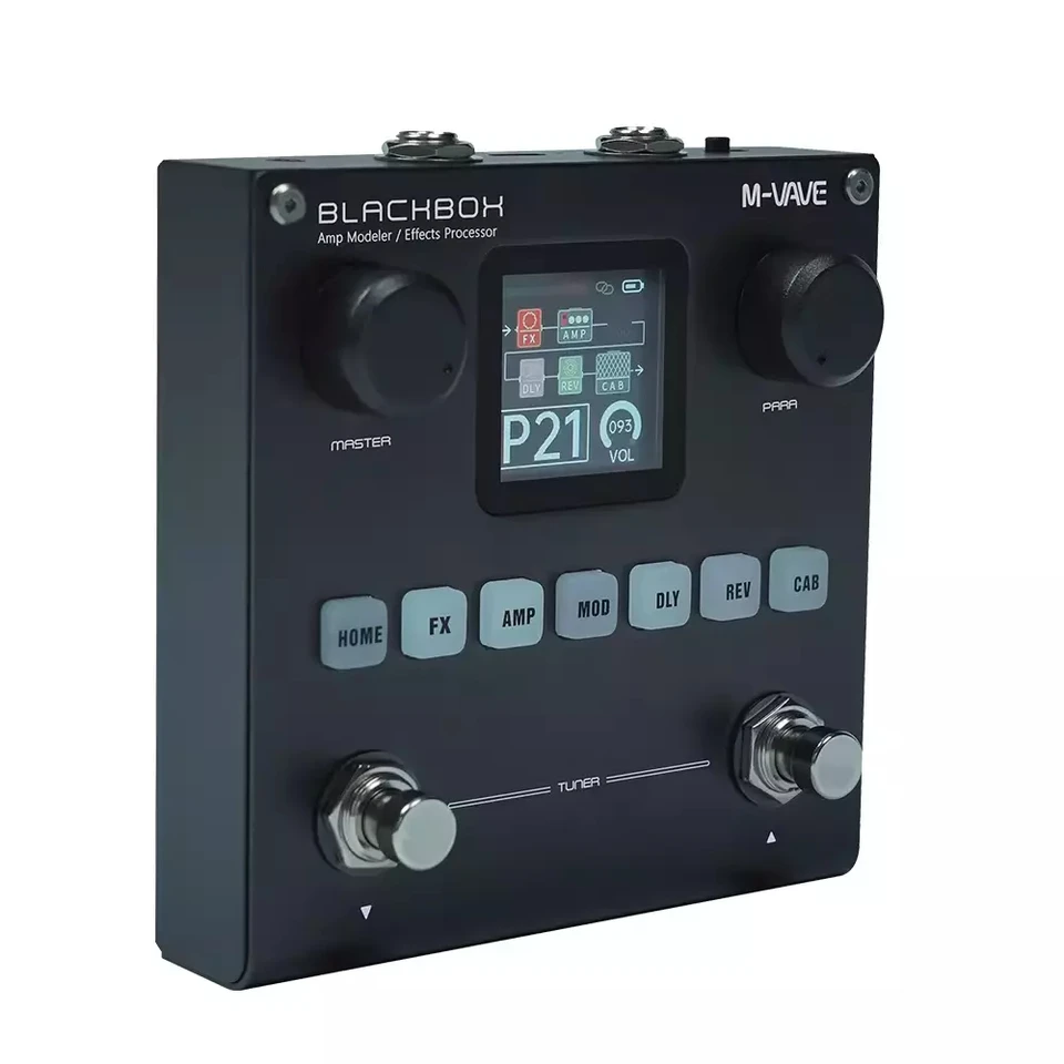M-VAVE Blackbox Guitar / Bass AMP Modeler Multi Effects Processor
