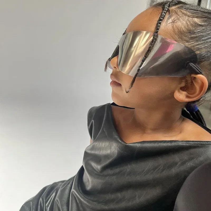 

Y2K Sports Punk Sunglasses Women 2023 Luxury Brand Designer Square Goggle Sun Glasses UV400 Colorful Mirror Fashion Eyewear
