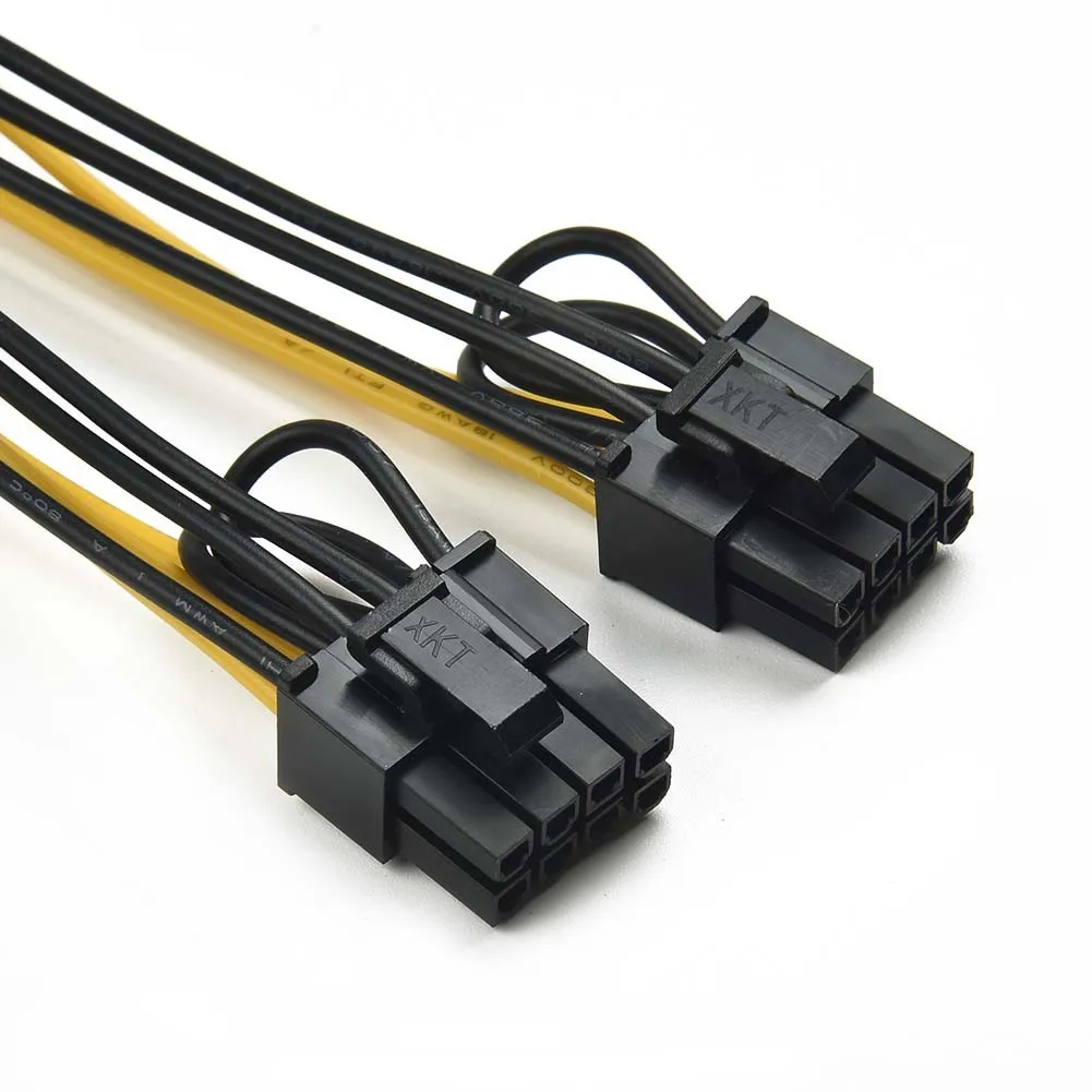 5pcs  6 + 2   Pci-E Pcie Gpu  ̺ ø  18 AWG  ̺ ̾  ׷ ī ̺ Ŀ