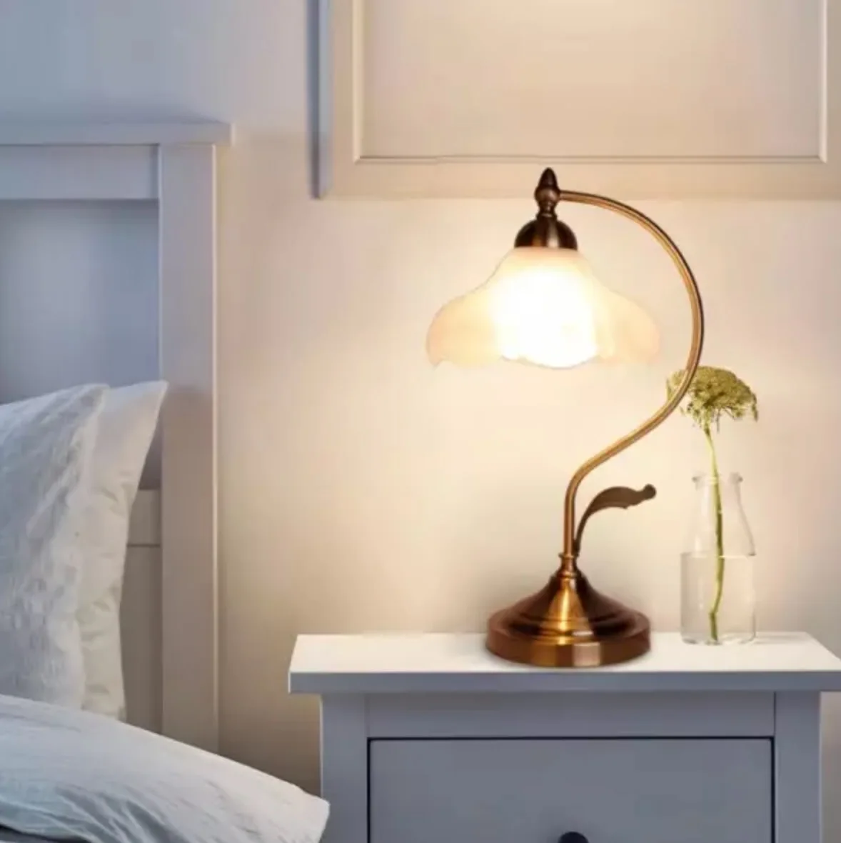 Nordic luxury bedside bedroom Desk lamp modern metal table for hotel home decor
