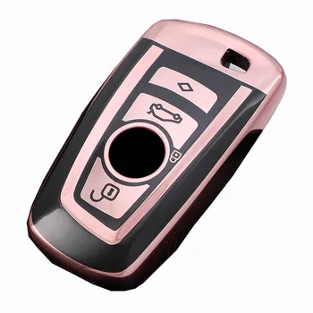 Cover custodia chiave auto TPU per BMW F31 F10 F11 F30 F18 E46 118i 320i 1 3 5 7 serie X3 F25 X4 M3 M5 2022 accessori portachiavi Shell - Cover custodia chiave auto TPU per BMW F31 F10 F11 F30 F18 E46 118i 320i