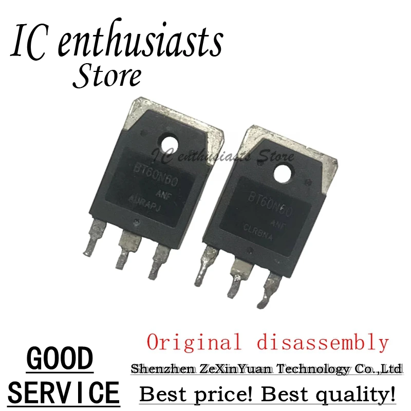 

5 шт. 10 шт. BT60N60ANF 60N60ANF TO-3P оригинальная разборка
