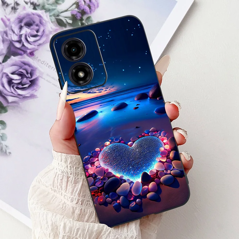 Cute Cat Fashion Painted Soft Silicone Phone Case Cover - Stylish Protective s Bag