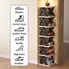 Shoe storage rack detachable shoe rack saves home shelve multi-layer living room hostel bedroom simple shoe rack color cabinet 3