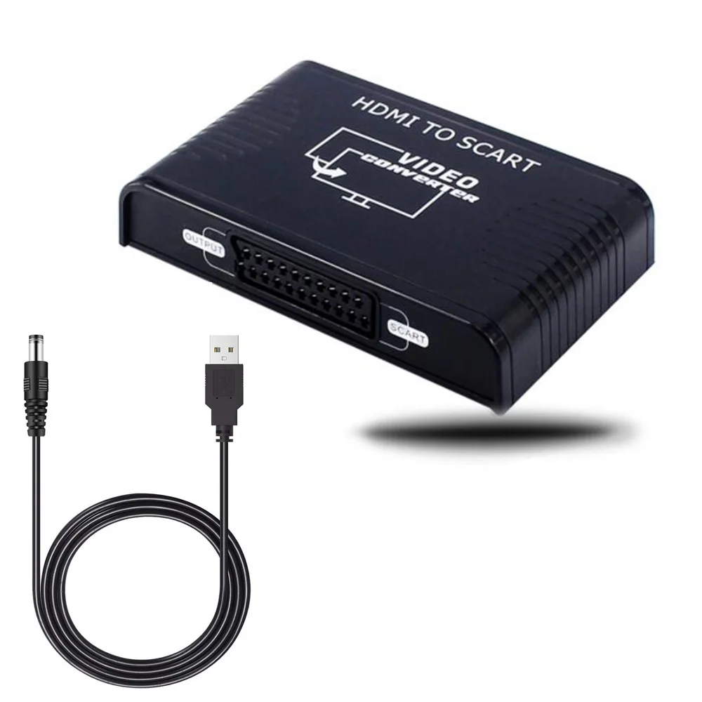 Hdmi Scart Adapter Cable Conversor Hdmi A Euroconector Converter