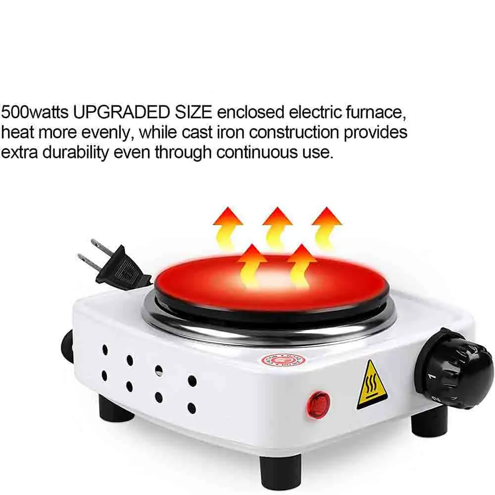 500W Hot Plate For Candle Making Kits For Adults Beginners, Electric Hot  Plate For Candle Wax Melting EU Plug Durable - AliExpress