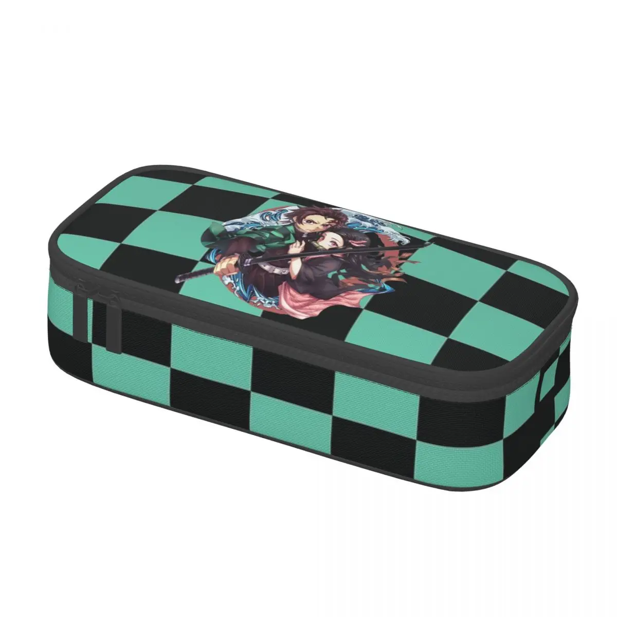 Anime Demons Slayers Manga Pencil Case Boys Gilrs Large Capacity Tanjiro Kamado Nezuko Pencil Box School Accessories