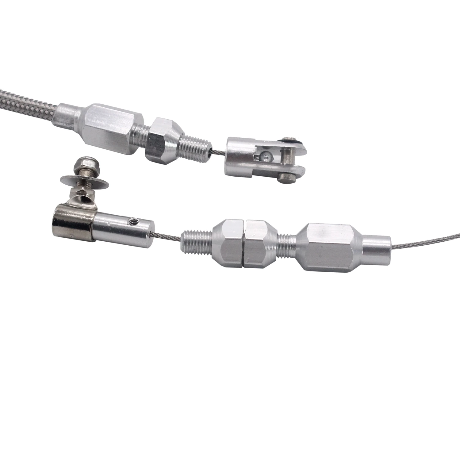 24 Inch Throttle Cable Braided Stainless Steel Universal Accelerator for Mopar Ford GM Chevrolet