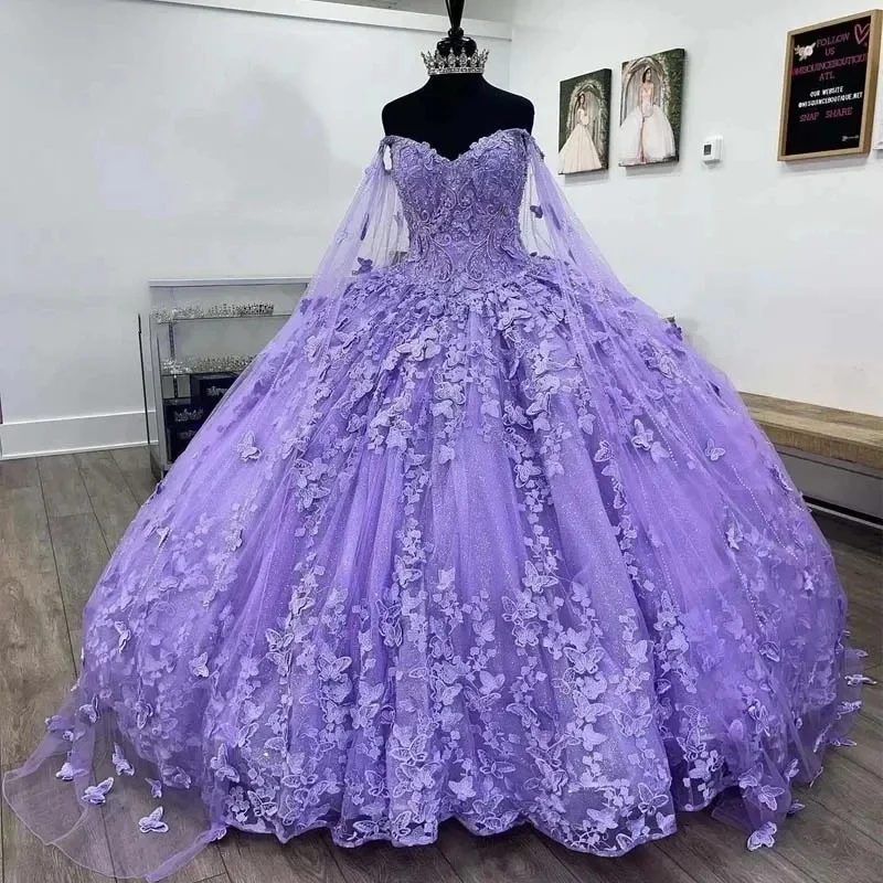 Gorgeous Blue Sweetheart Applique Sweet 16 Quinceanera A-Line Floor-length Prom Dress Birthday Dress Evening Dress Ball Gown DP6450 main image 0