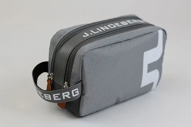 New Style Golf Bag, Two Zippers, Independent Space, PU Multifunctional Golfer Bag, Golf Supplies Bag for Men and Women grey