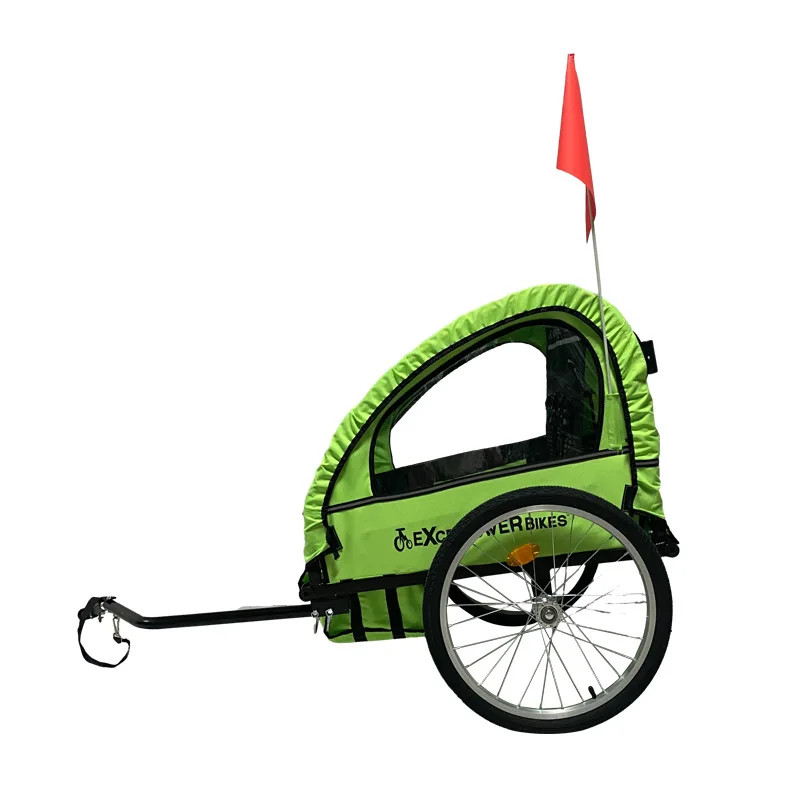16 Inch Wheel Children Bicycle Trailer With Two Seat Bike Trailer bicycle accessory