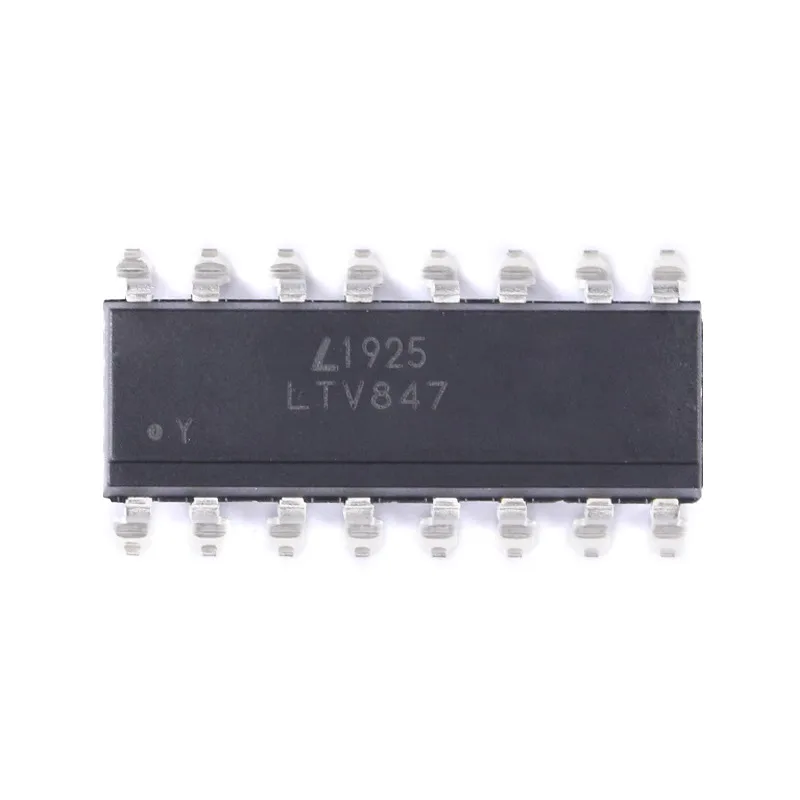 

10pcs/Lot LTV-847S SOP-16 LTV847 Transistor Output Optocouplers Optocplr Phototrans 4-CHNL Operating Temperature:- 30 C-+ 100 C