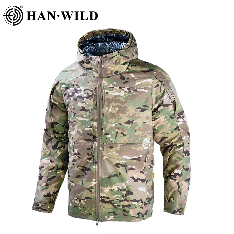 Mens Winter Hiking Jackets Tactical Heating Windproof Thermal Cotton