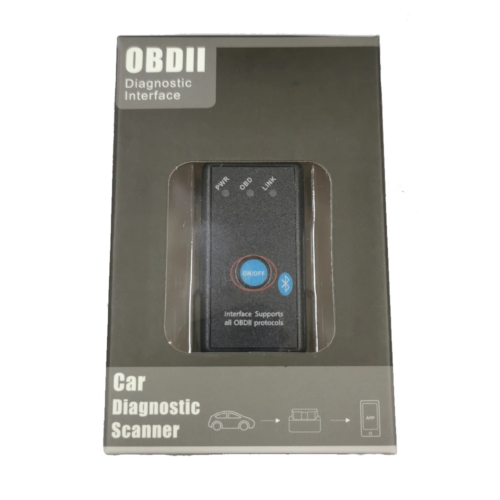 Bluetooth ELM327 V1.5 Best Chip ELM 327 With Power Switch on/off elm327 BT OBDII Code Reader For Android Phone 5