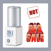 1 Bottle Sky Glue New Packing Eyelash Extensions Transparent Adhesive 5ml White Cap Fast Dry Sealed Bag Beauty Makeup Korea