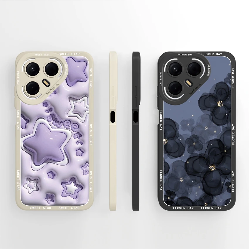Shockproof Cute Dog Pattern Liquid Silicone Phone Case with Screen Protector