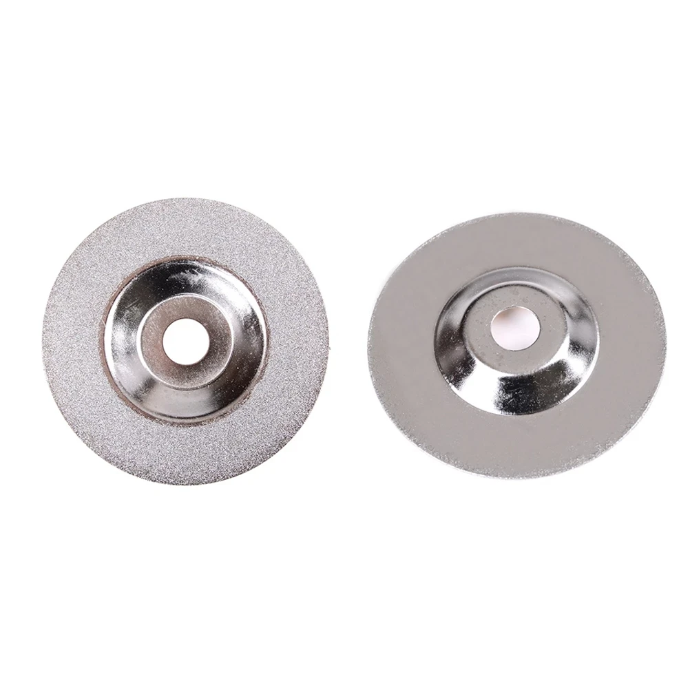 Diamond Grinding Disc Abrasive Tools Anti-shock CNC Rotary Silver Supplies 1* 100mm Ceramics Cut Off For Glass grinding disc 100mm diamond cut off discs wheel glass cuttering jewelry rock lapidary saw blades rotary abrasive tools алмазный