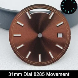 Premium Stainless Steel Watch Case with 20mm Band - High-Quality Watch Accessories for M8215 8285 (1 Rose nail)