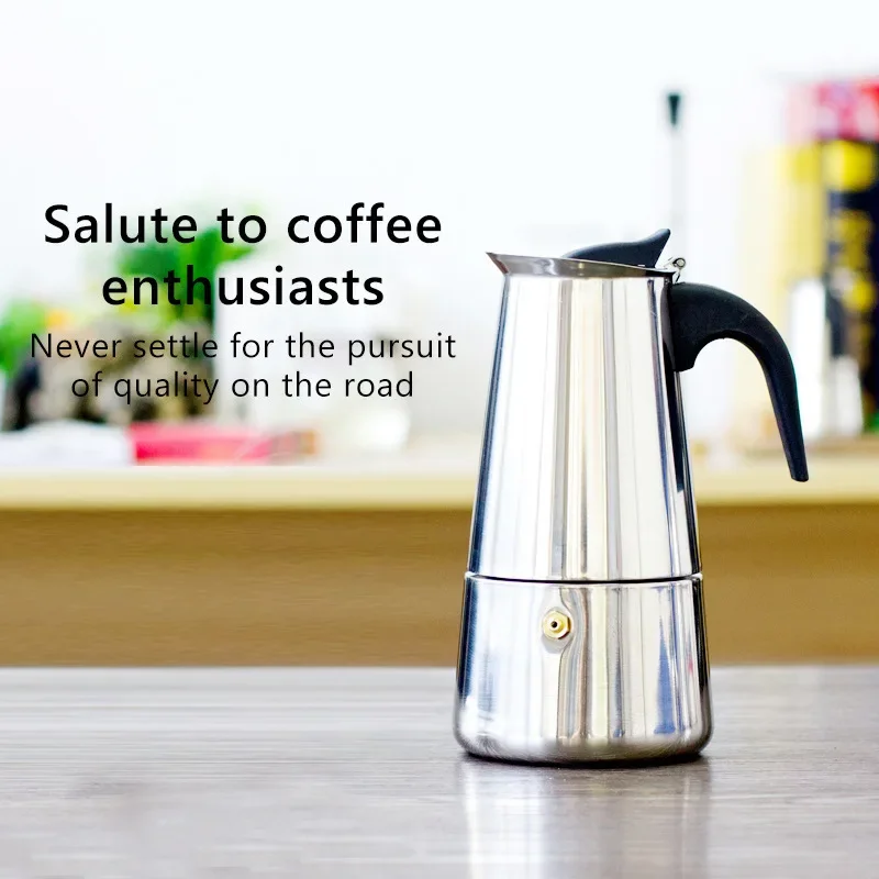 Coffee Pot Induction Coffee Pots Espresso Maker Stainless Steel Stovetop Coffee Moka Pot Maker Pot Suitable for Home Camping espresso coffee maker coffee maker espresso maker