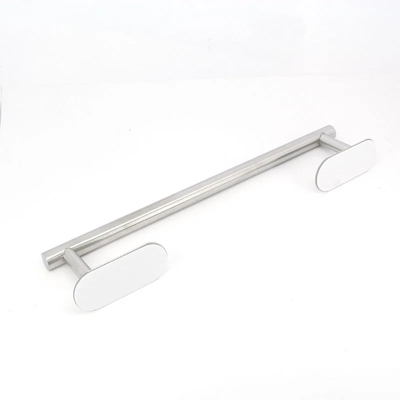 40cm Towel Holder Stainless Self Adhesive Rail No Drilling punching free Kitchen Rack Wall Hanging Bathroom Hardware c1