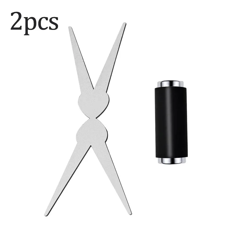 Double-Ended French Nail Art Magnet - V-Shape Cat Eye Magnetic Rod for 3D Gel Polish Effect, Professional Manicure Tool Kit