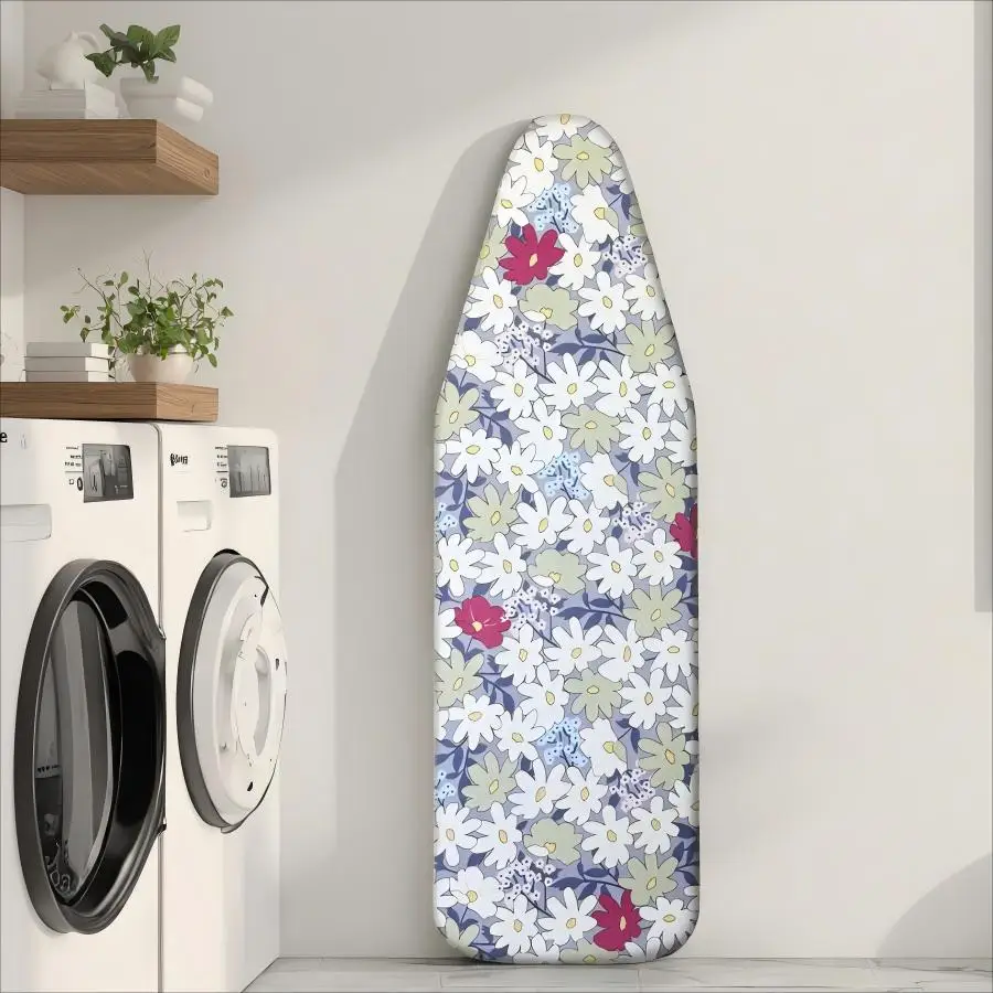 Pokrowce na deski do prasowania MZXcuin (140x50 cm) Zaostrzenie sznurkiem z grubą filcową wyściółką, łatwe dopasowanie, odporne na przypalenia