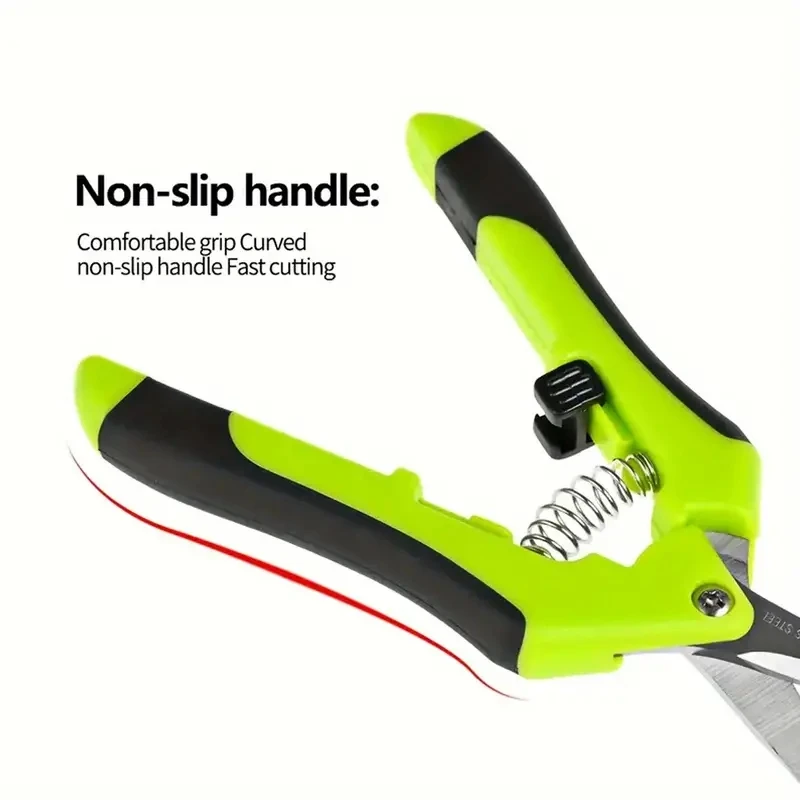 1 Set, Garden Scissors, Garden Pruning Shears, Non-slip Labor-saving Flower Branch Branch Shears, Fruit And Vegetable Shears