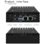Soft Router Firewall Computer J4125 N4000 J4105 Quad Core 2*i226-V 2.5G Nics Industrial Pfsense HDMI 16G DDR4 Fanless Mini PC 2