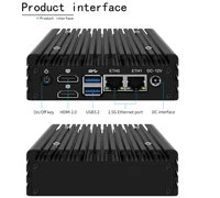 Soft Router Firewall Computer J4125 N4000 J4105 Quad Core 2*i226-V 2.5G Nics Industrial Pfsense HDMI 16G DDR4 Fanless Mini PC 2