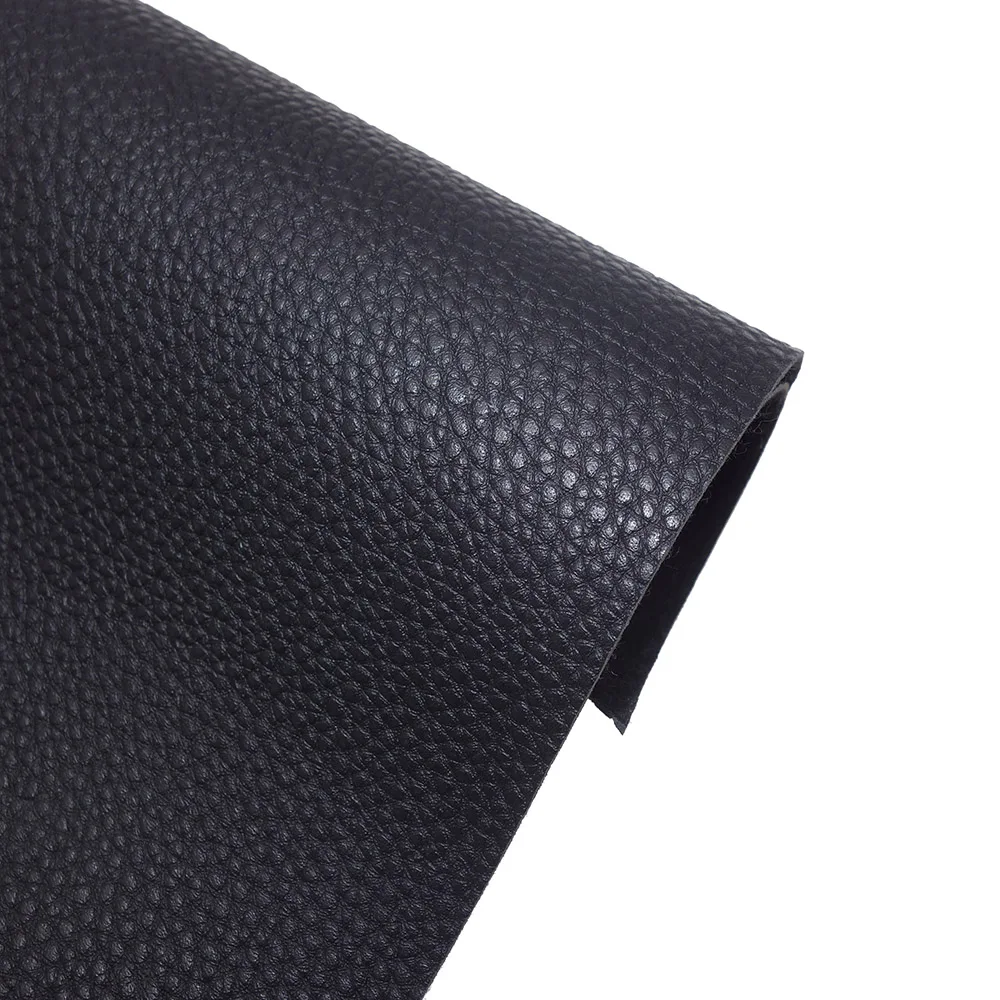 Litchi PU Leatherette Faux Leather Fabric Synthetic For Sewing Bow Bag Brooches Sofa Car DIY Hademade Material By Rolls leather fabric