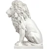 Fast Shipping.Lion of Florence Sentinel Statue, Handcast Polyresin, Antique Stone Finish, 13 Inches Wide, 21 Inches Deep，home. 4