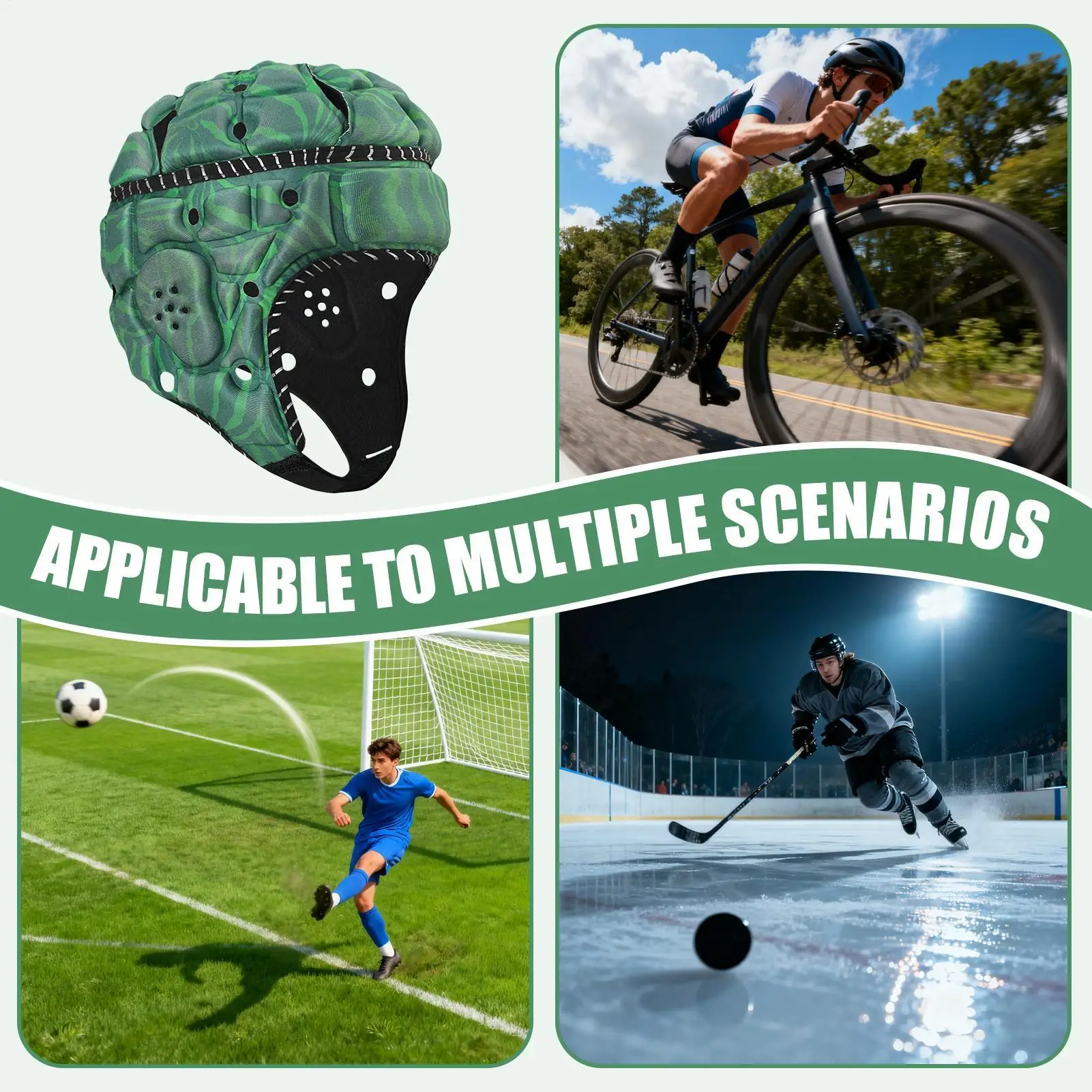 Soft Padded Sports Headgear 5