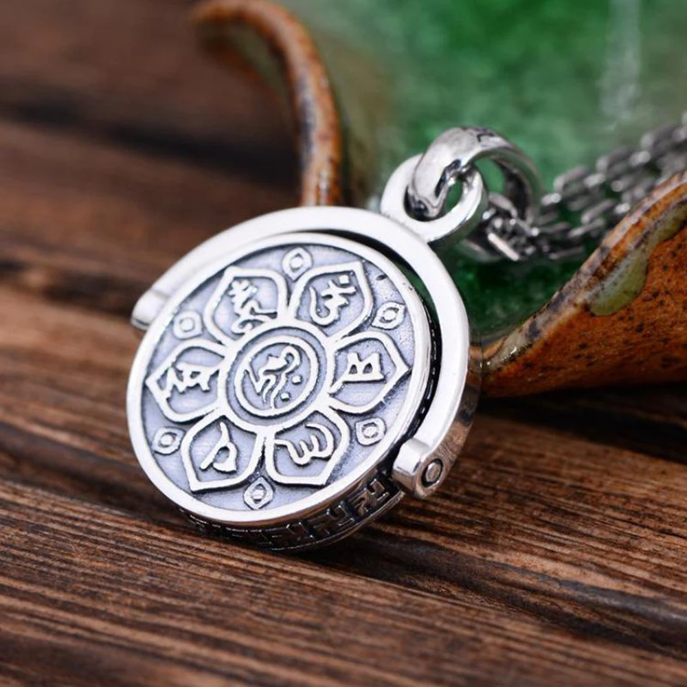 

Low Price Wholesale 925 Silver Vintage Hip Hop Necklace Pendant for Men Jewelry Whirling Pendant