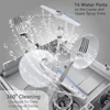 Dishwasher, 5 Washing Programs Portable Dishwasher With 5-Liter Built-in Water Tank For Glass Door 6