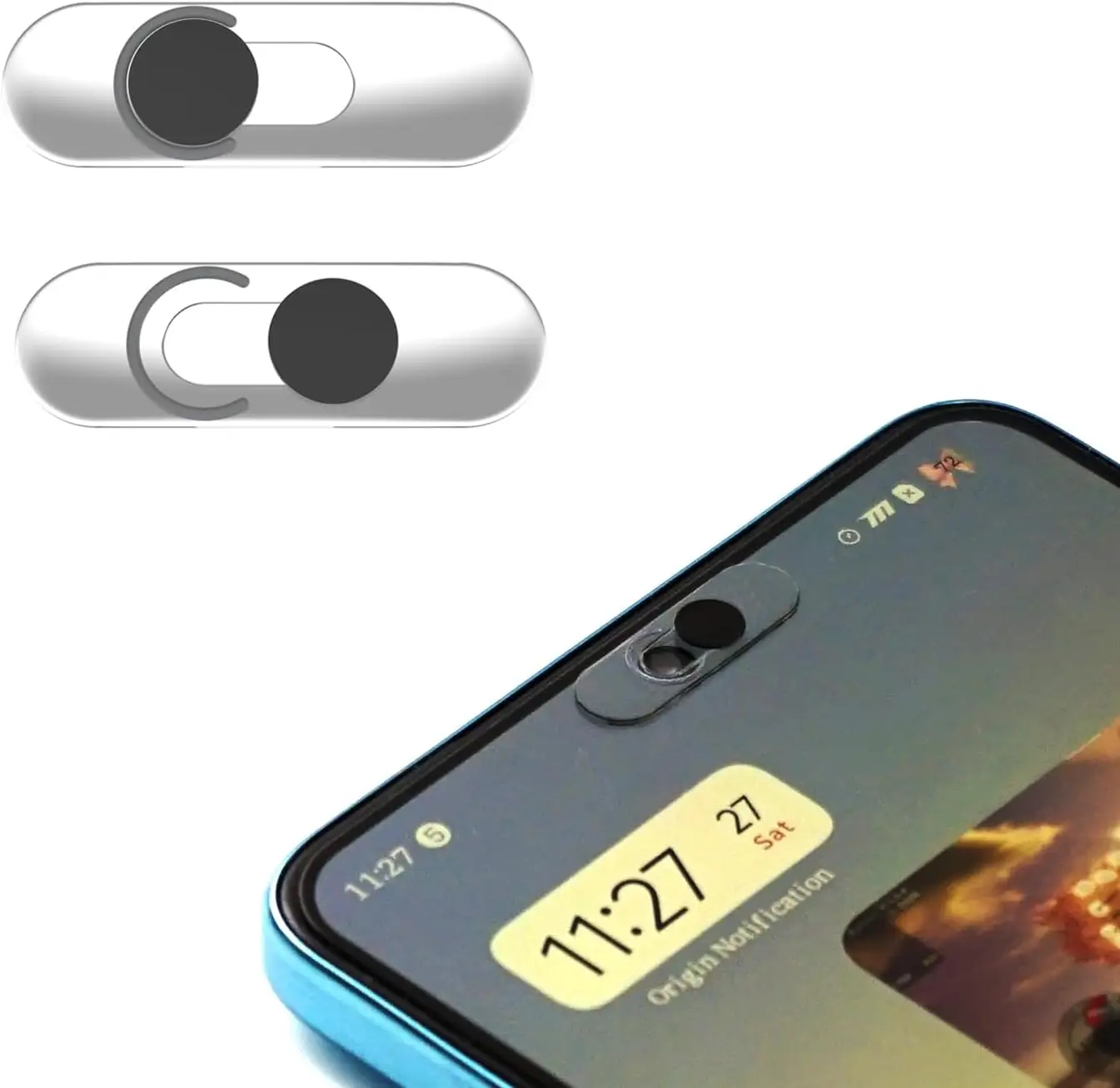Ultra-Thin Transparent Privacy Camera Cover for Smartphones and Tablets