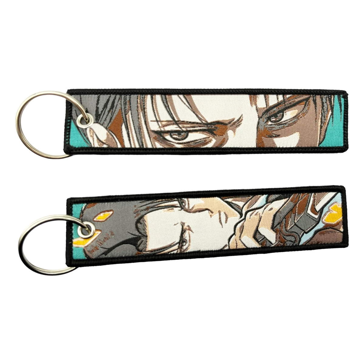 Stickerei Cool Eagle Schnabel Schlüsselbund Lanyard Anime Manga Serie Abzeichen Halter USB Anhänger Tragbare Schlüssel Lanyard Zubehör – Detail 11