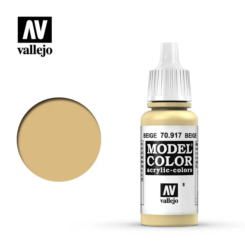 

Vallejo Paint Acrylic Model Coloring Spain AV 70917 008 Beige Water-Based Hand Painted Gunpla Gundam DIY Painting Fine Arts