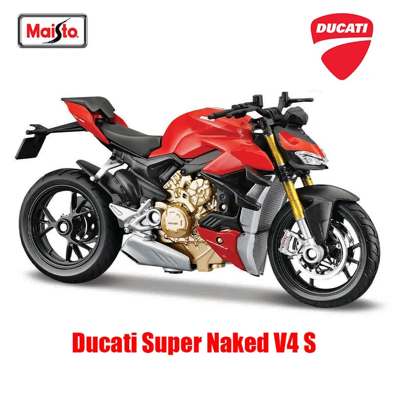 Maisto Ducati Super Naked V4 S 1:18 Scale Alloy Motorcycle Diecast