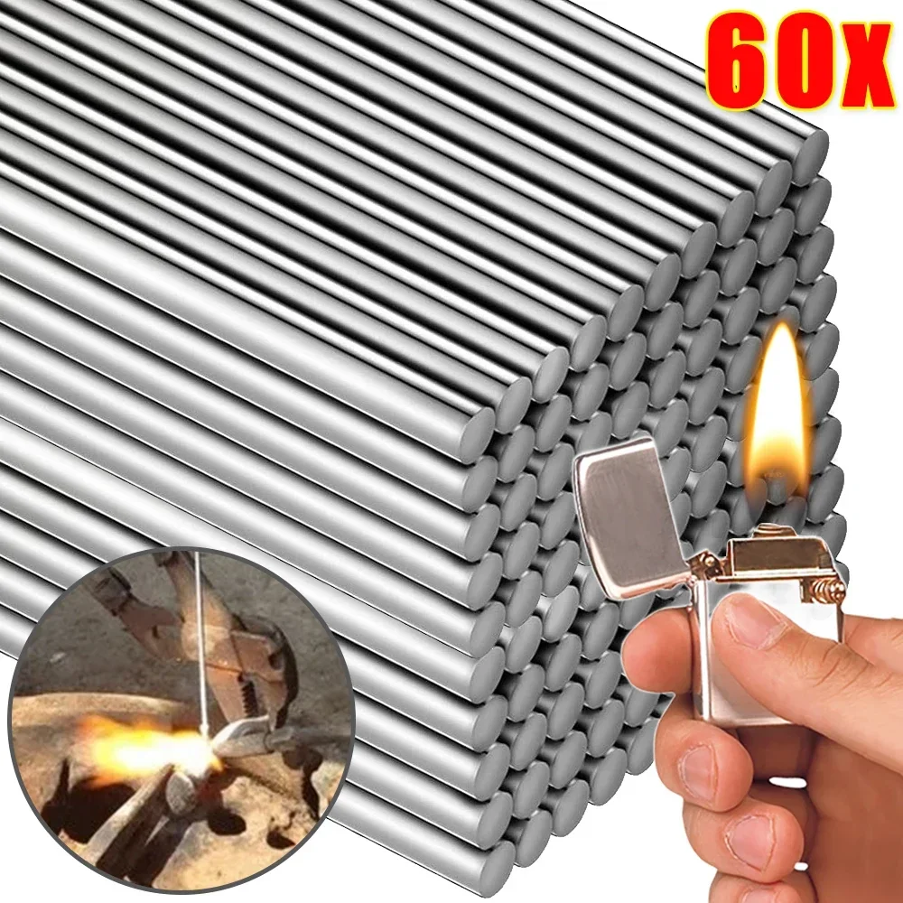 

60/10Pcs Copper Aluminum Welding Rods Universal Low Temperature Welding Cored Wire Multipurpose Repair Rods For Welding Alloy