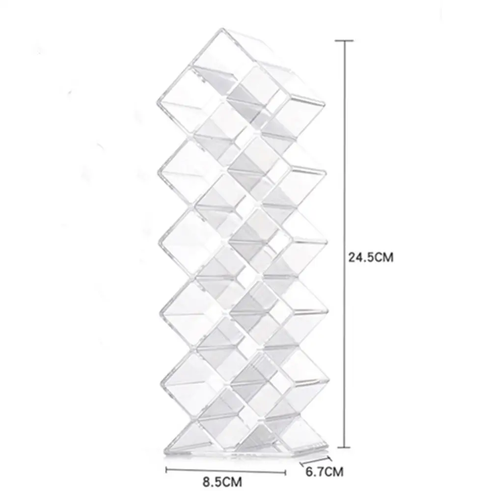 16 Grid Makeup Display Lipstick Astand Case Tower Cosmetic Organizer