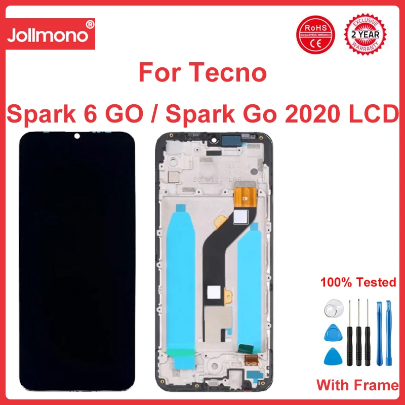 ġ ũ Ÿ , Tecno Spark 6 GO KE5J KE5K LCD ÷, Spark Go 2020 LCD KE5 K5S LCD , 6.52 ġ ÷
