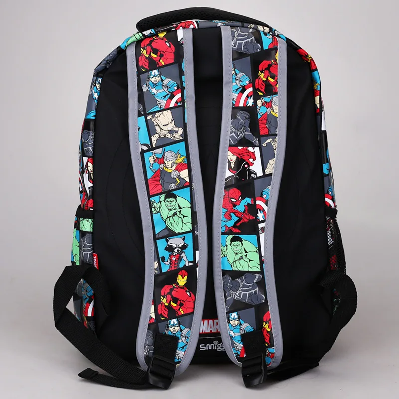 Marvel Smiggle School Bag Superhero Boys Backpack Iron Man Spiderman Student 6-12 Years Old Lightweight Load-reducing Backpack 2