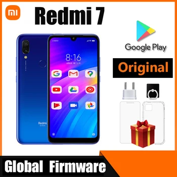 샤오미 레드미 7 스마트폰 듀얼 SIM 솔트 휴대폰, 안드로이드 듀얼 카메라, 글로벌 ROM