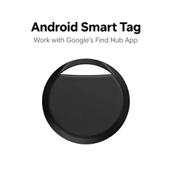 Long - Distance Portable Anti - Lost Android Tracker for Google's Find Hub App (Black)