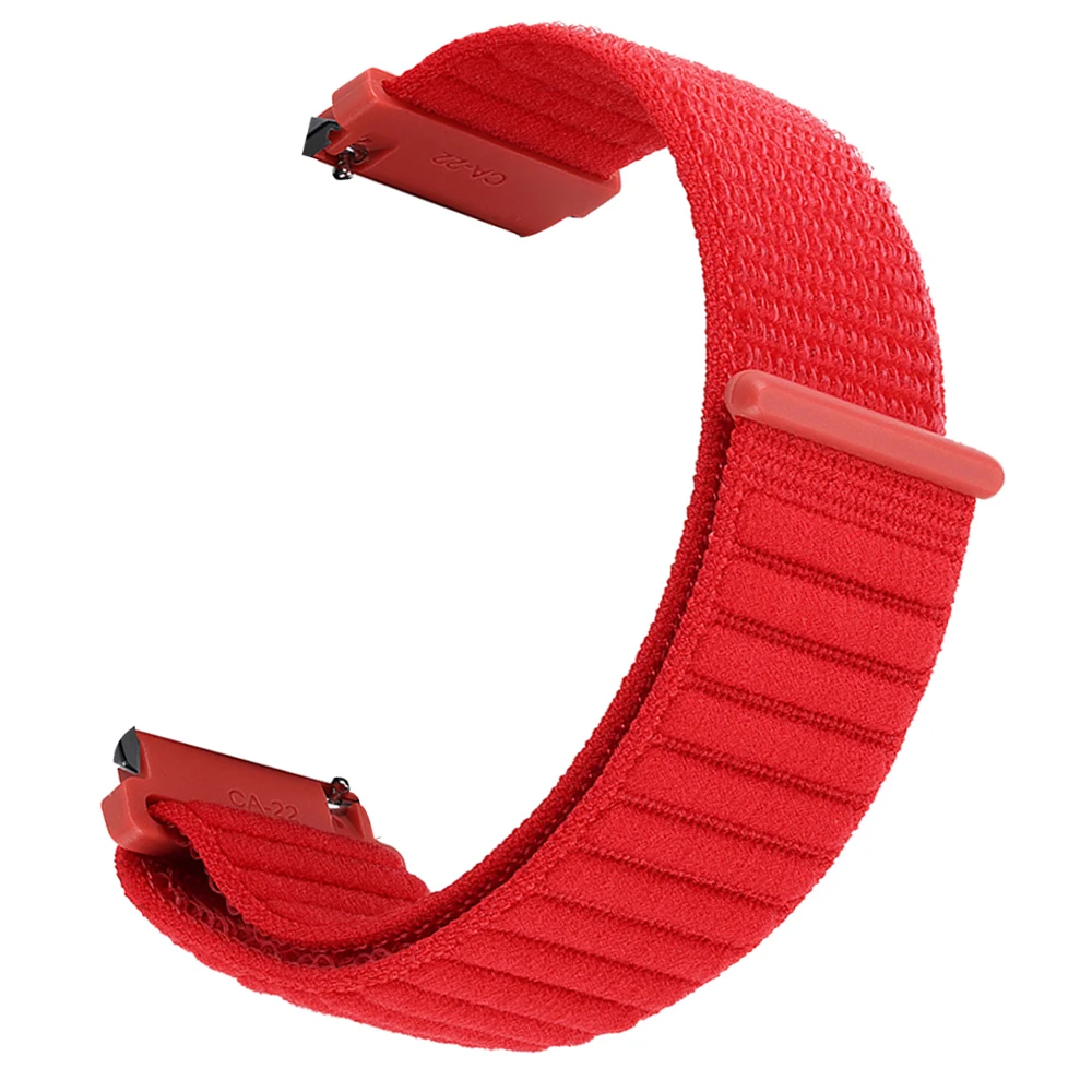 Nylon Hook Loop Strap, 20mm 22mm, Adjustable Sport Band